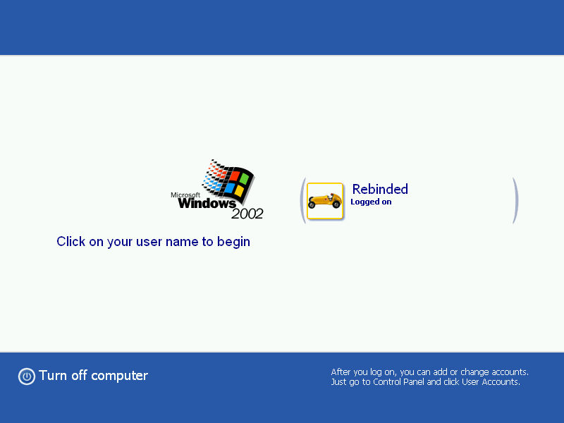 Microsoft Windows 2000 - Logon Screen by RebindedManRetsu on DeviantArt