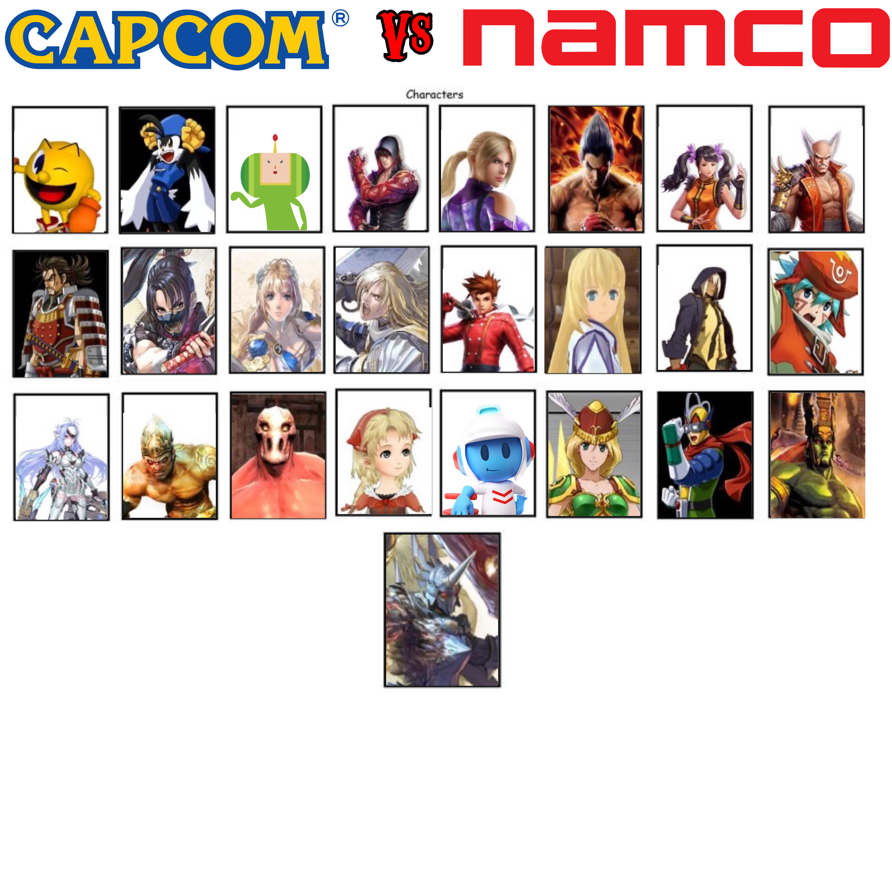 x Namco Roster Namco side by Makerboy10 on DeviantArt