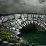 Medieval bridge concept art