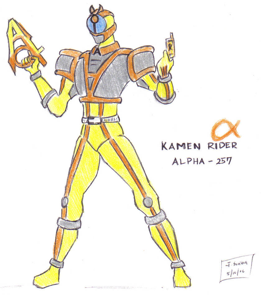 Alpha R One Night Rider Kamen Rider Alpha by jinscriba on DeviantArt