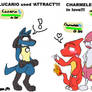 Lucario uses Attract