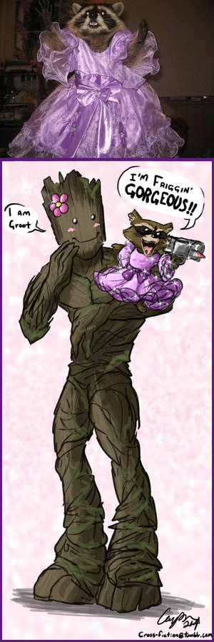 Rocket and Groot