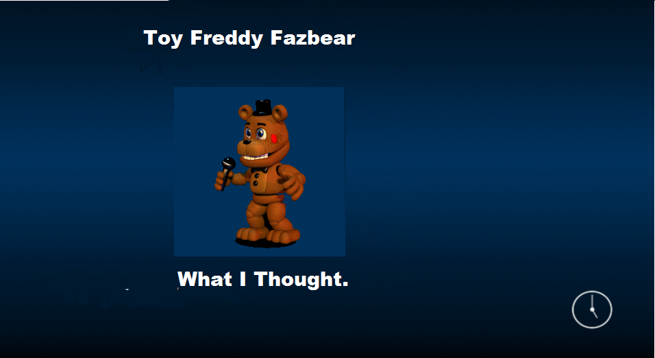 Toy Freddy Fazbear Loading Screen by FnafGamerFan22 on DeviantArt