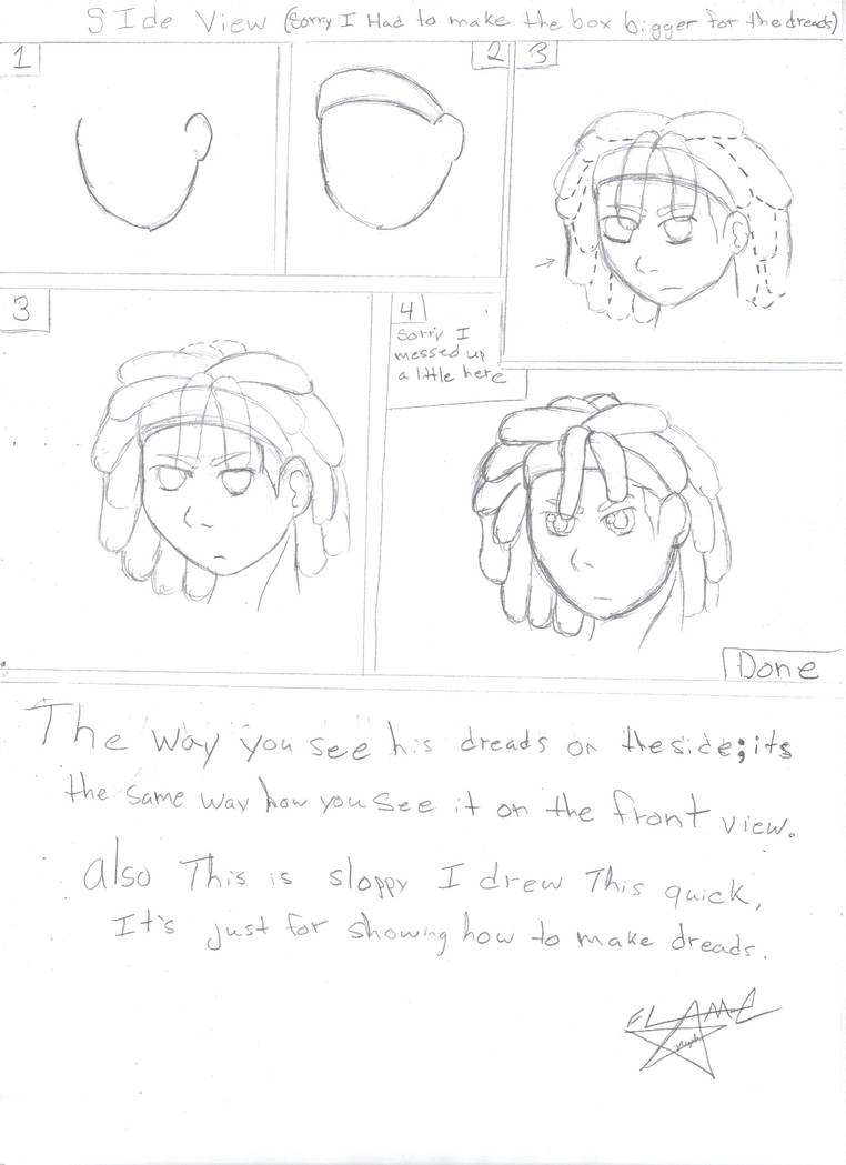 How to draw Dreads by superndbz on DeviantArt