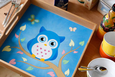 Little blue Owl tablet