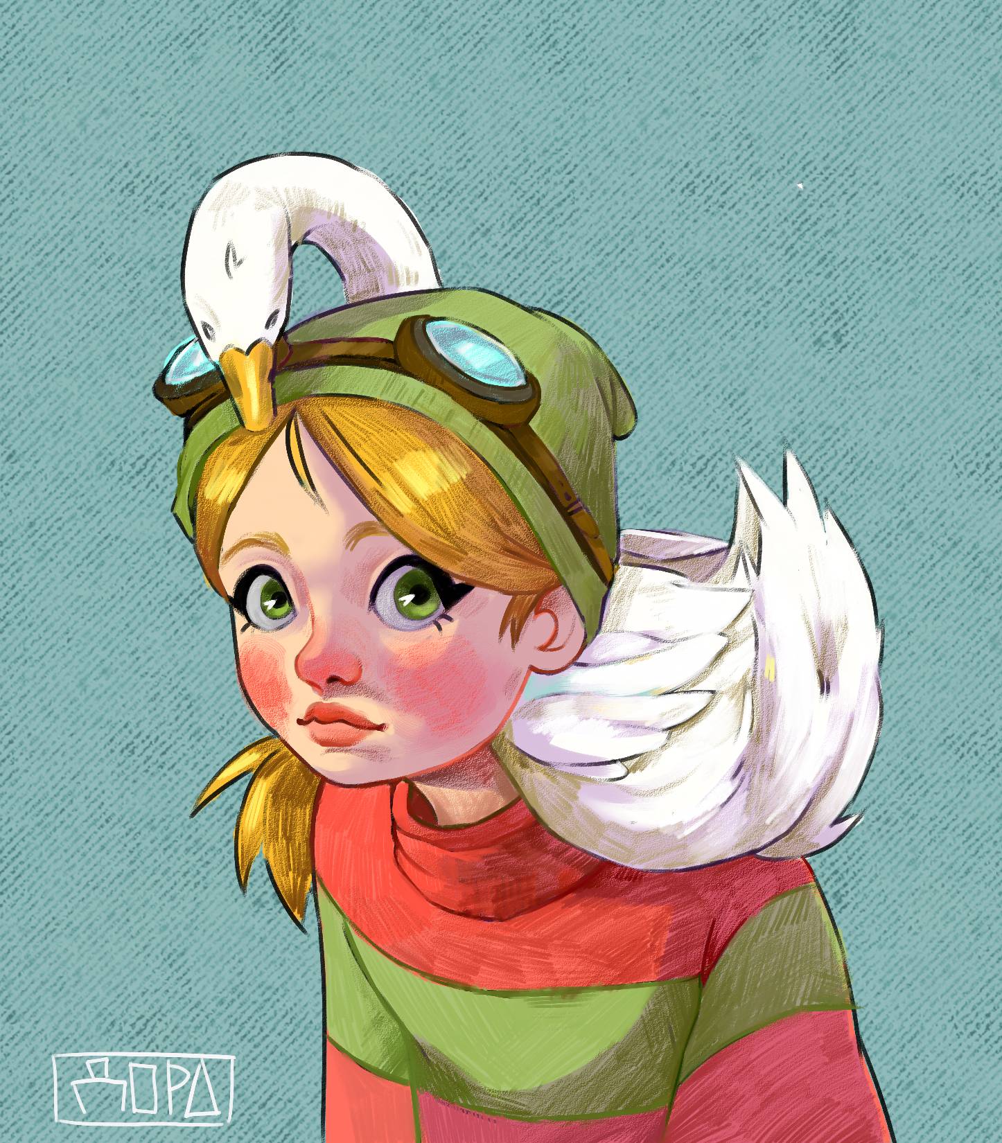 Deviantart Goosed girl with goose by inspireddora on DeviantArt