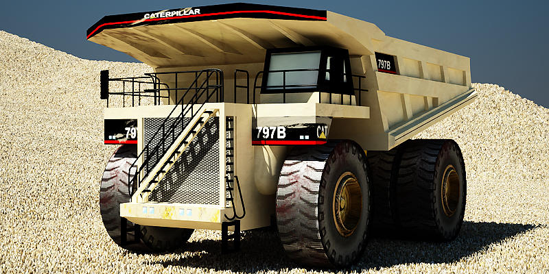 797B Caterpillar Truck by Zenixx on DeviantArt
