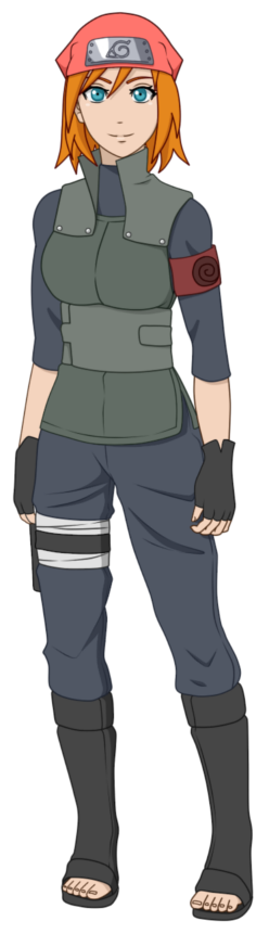 Naruto OC - Tachibana Suzume (Konoha Uniform)