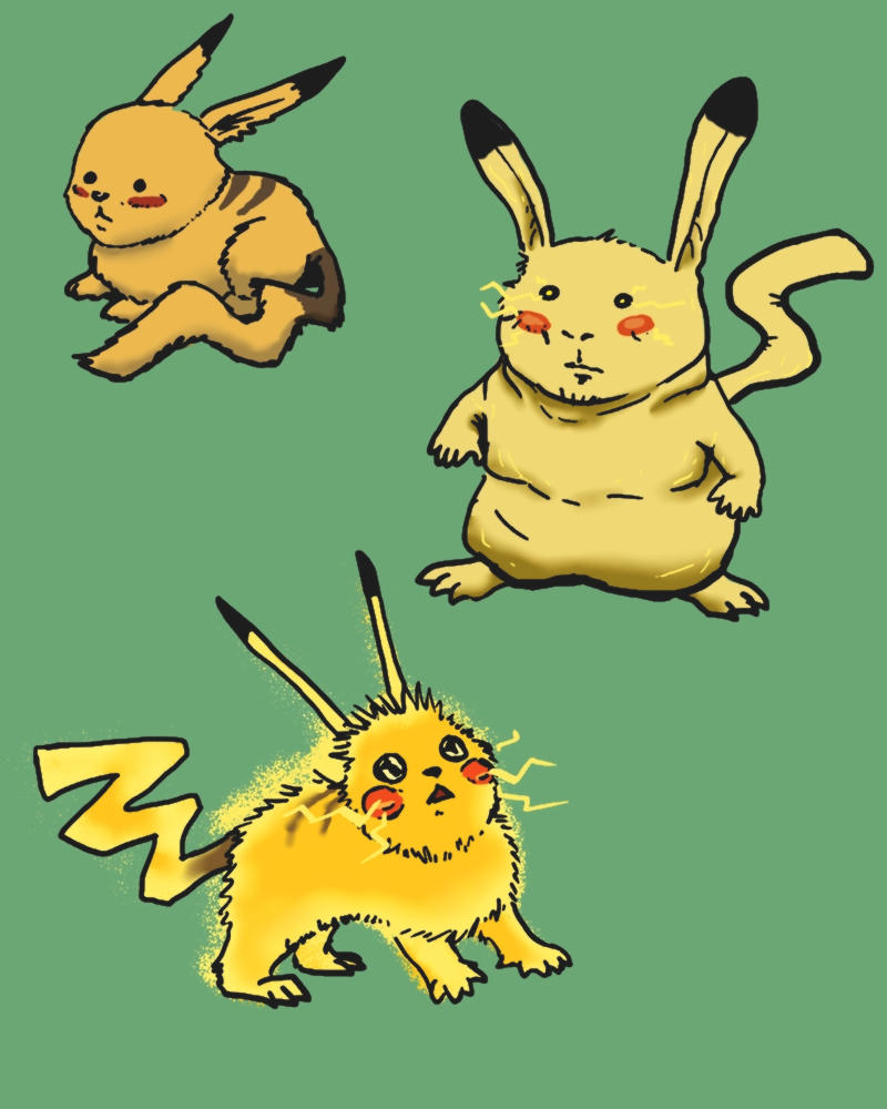Pikachu Change Character Redesign - Pikachu by Dreamer-T on DeviantArt