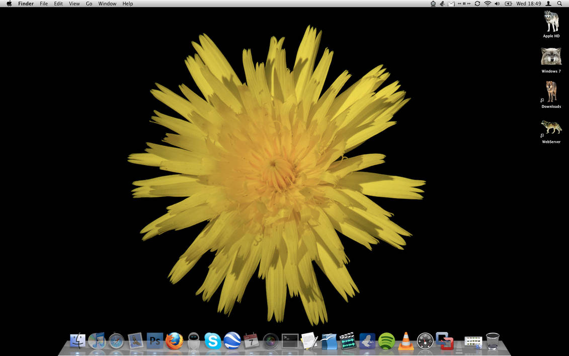 Current Mac desktop