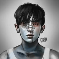 Blue Boy (Chanyeol sketch)