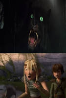 Gmork Scares Astrid