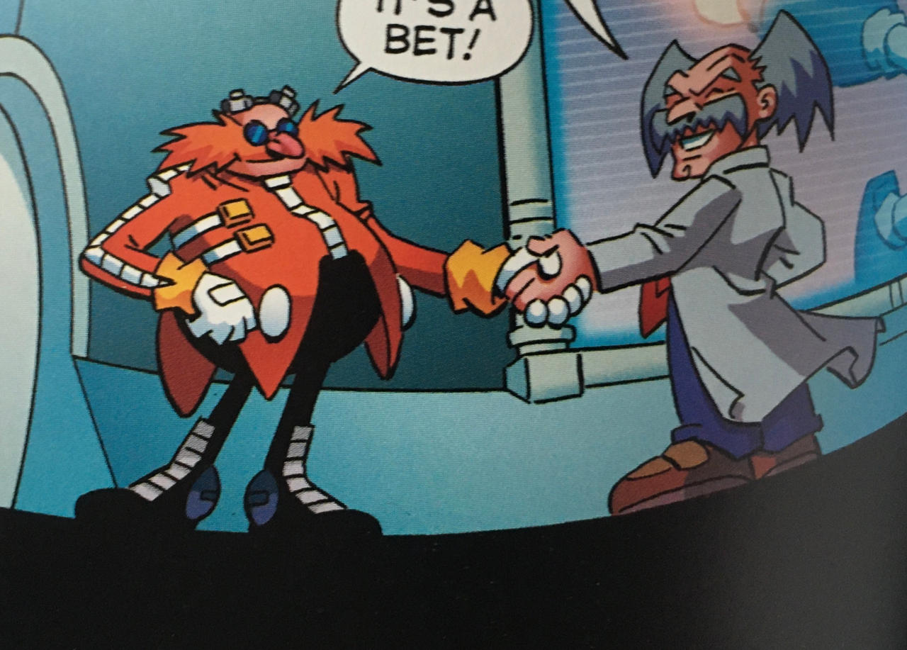 Dr Eggman and Dr Wily by adamhatson on DeviantArt