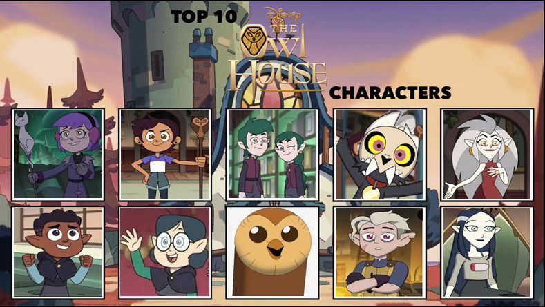 My Top 10 Favorite The Owl House Characters by ToonySarah on