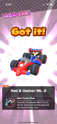 I unlocked Red B Dasher Mk. 2