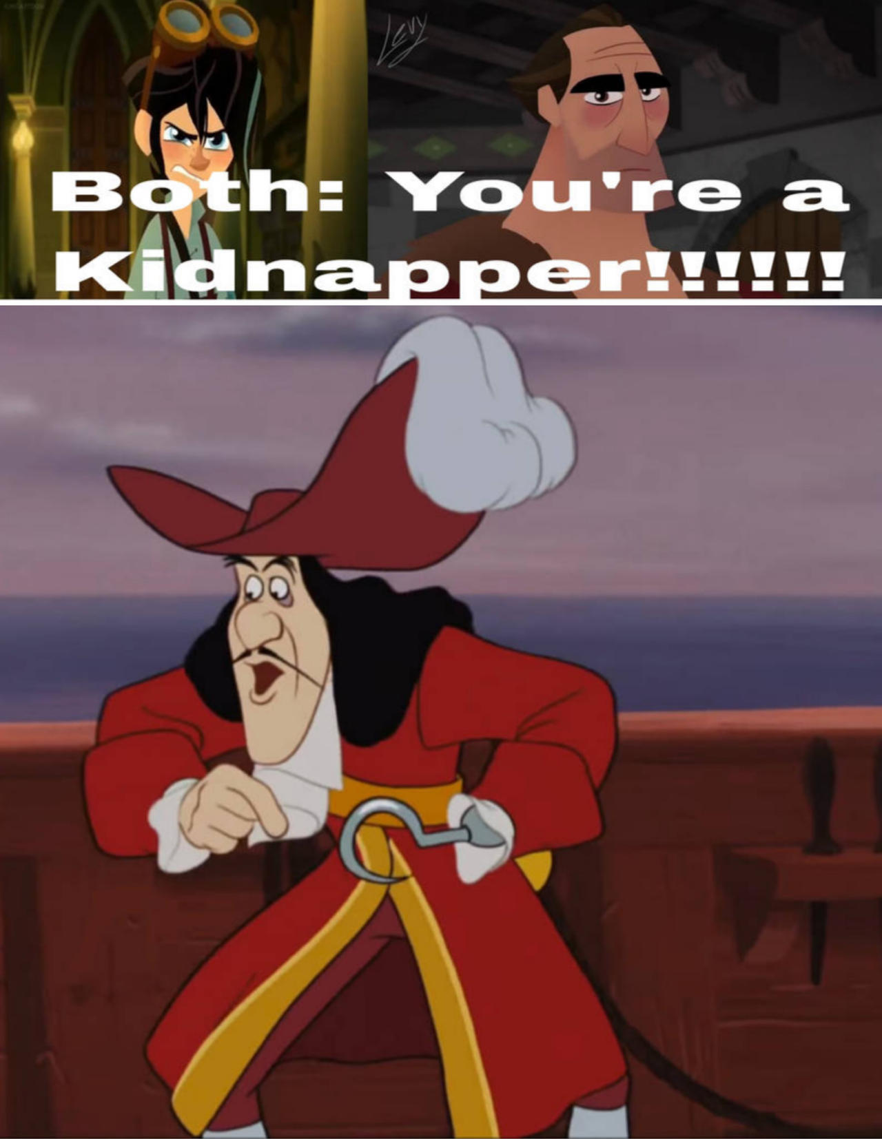 Kidnapperman Deviantart Varian And Quirin Call Captain Hook A Kidnapper by adamhatson on DeviantArt