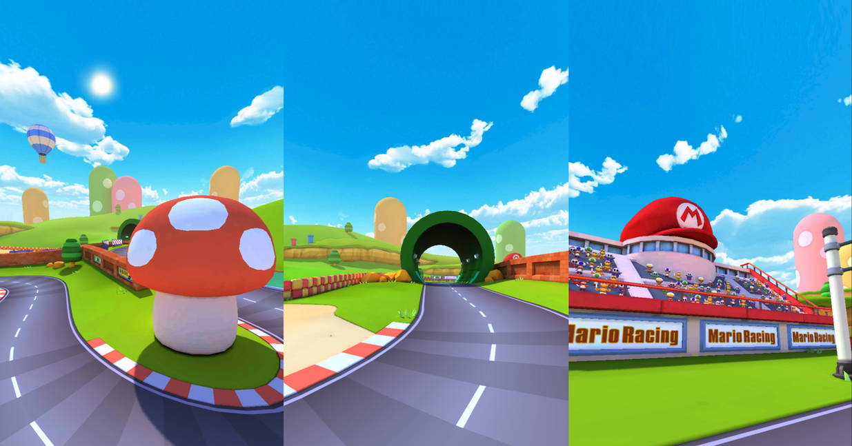 Mario Raceway 2 N64 Mario Raceway by adamhatson on DeviantArt