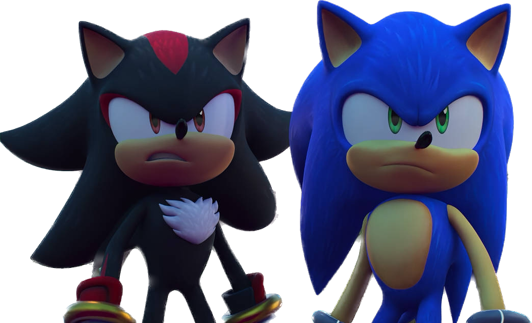 Shadow and Sonic angry PNG by adamhatson on DeviantArt