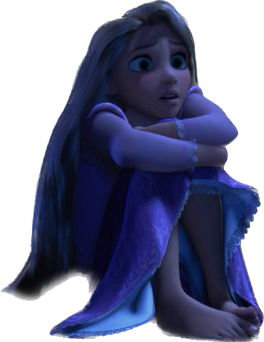 Rapunzel scared and crying PNG by adamhatson on DeviantArt