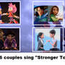 6 couples sing Stronger Together