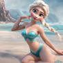 Elsa's Beach Day