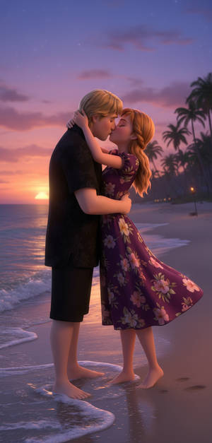 Kristanna: Beach Kiss