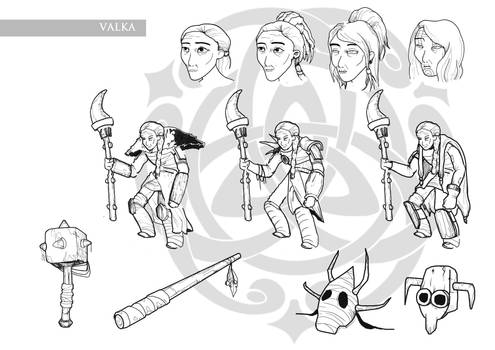 Concept Art : My Valka for Dragon