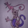 Mew and Mewtwo