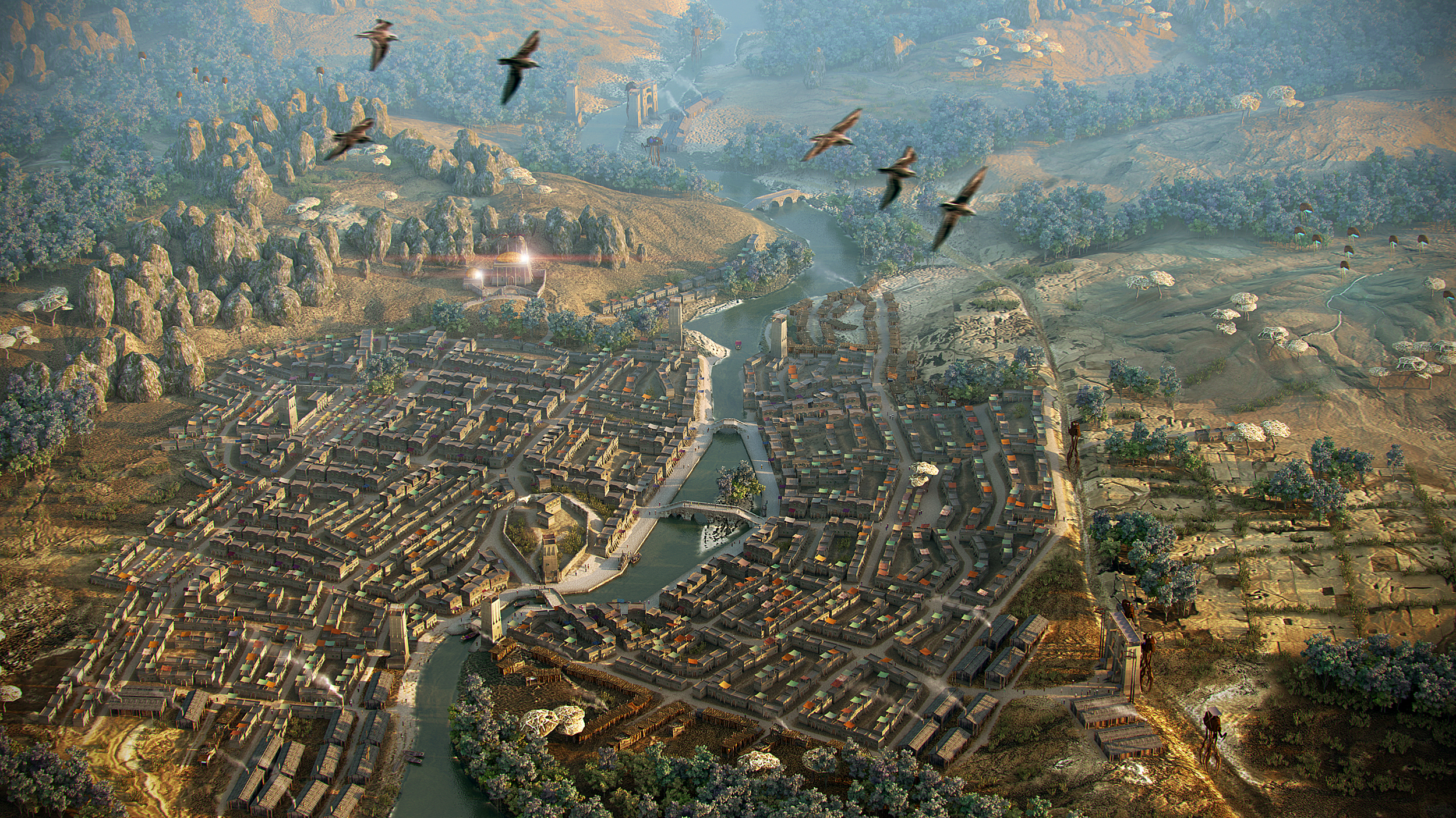 Balmora. Aerial view by AlexeyRudikov