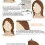 How to draw hair...