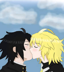 Mikayuu kiss