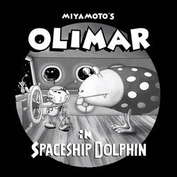 Miyamoto's Olimar in Spaceship Dolphin