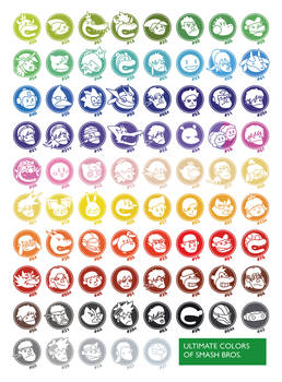 Ultimate Colors Of Smash Bros.