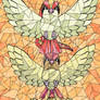 Stained Glass Pokedex: #016-#018