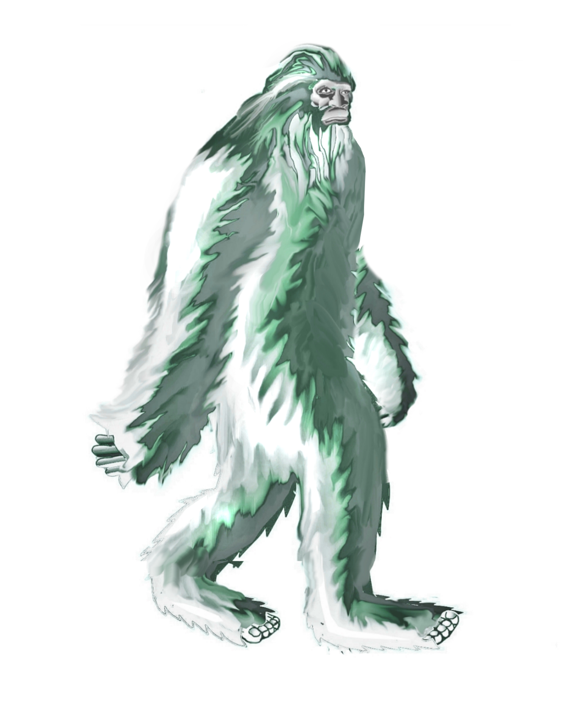 Snow Yeti by KARPATSKYDRAK on DeviantArt