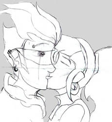 KxK sketch- surprise kiss by Roses077