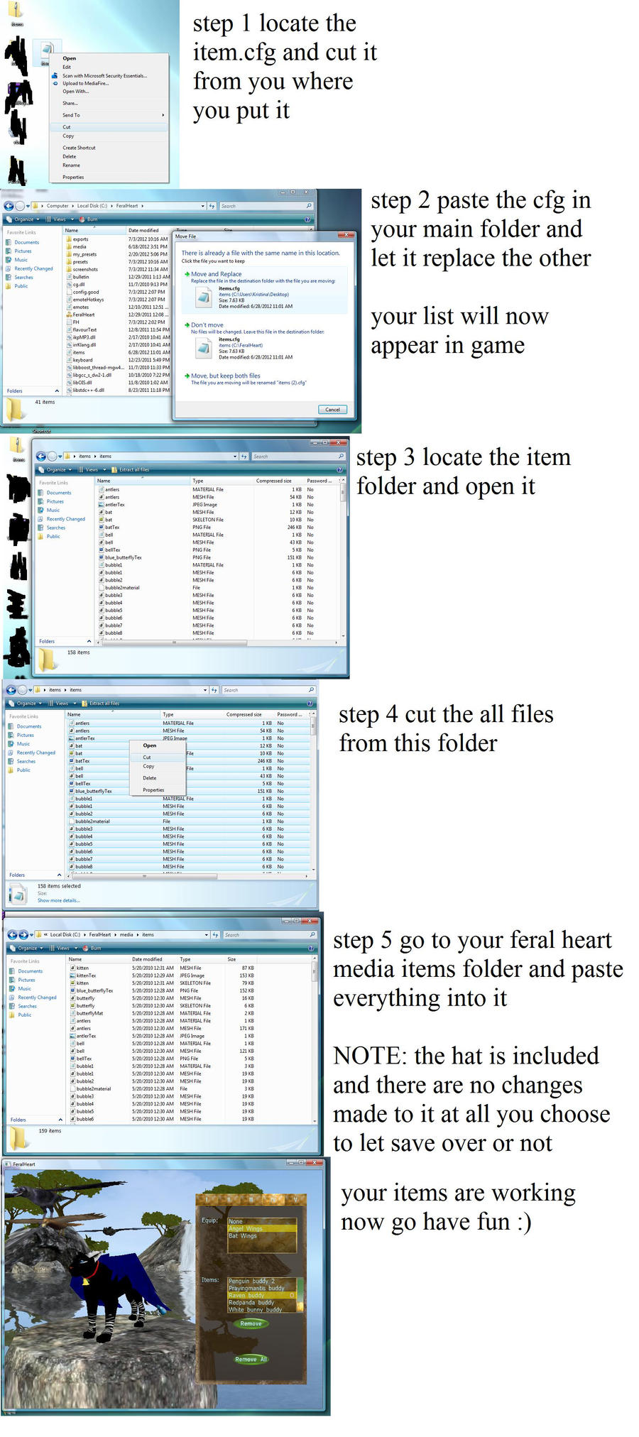 how to add items(visual)[one way]