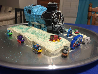 Thomas the Tank Engine Cake!