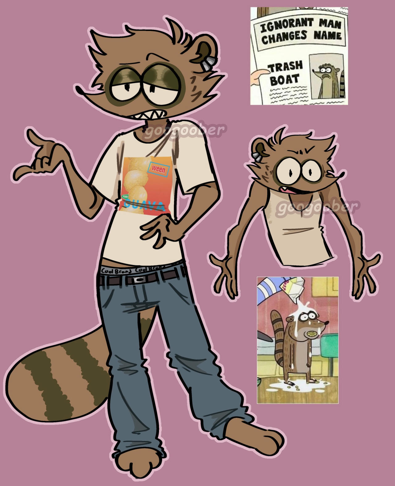 Fem Rigby rigby (redraw) by itsgoogoober on DeviantArt