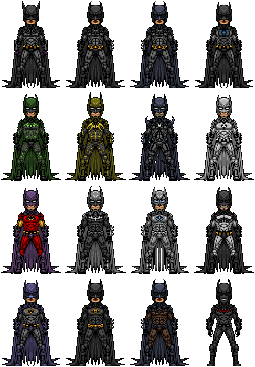 Batman Suits by UltimateLomeli on DeviantArt