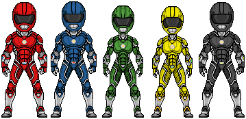 Power Rangers All Quantum Rangers Power Rangers: Quantum - Original Team by UltimateLomeli on DeviantArt