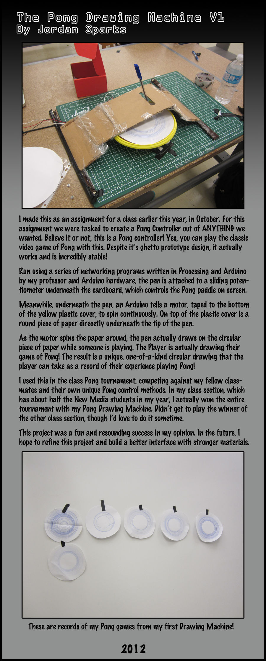 Pong Drawing Machine V1