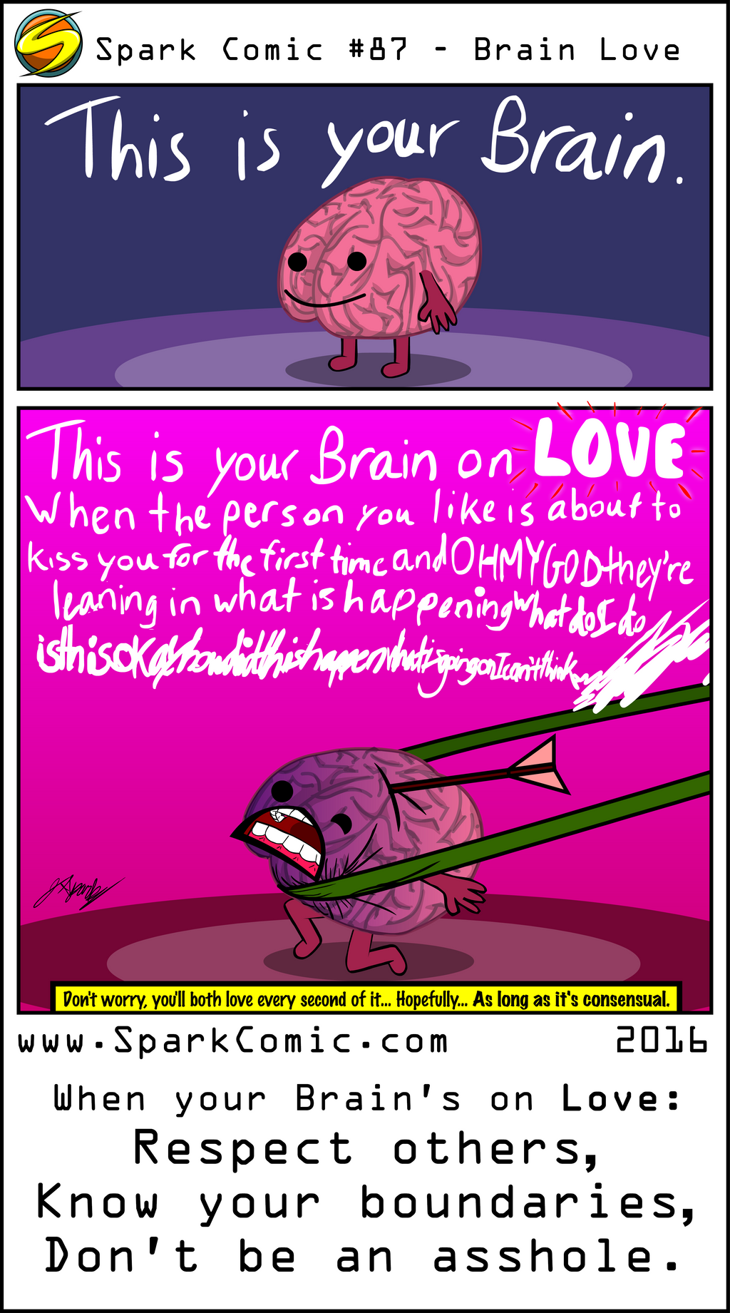 Spark Comic #87 - Brain Love