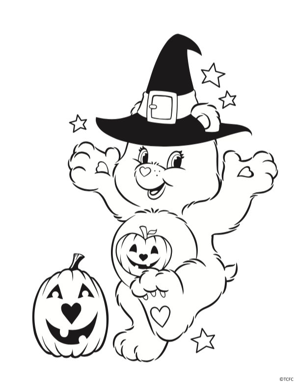 Halloween Coloring Contest by Care-Bears-Forever on DeviantArt