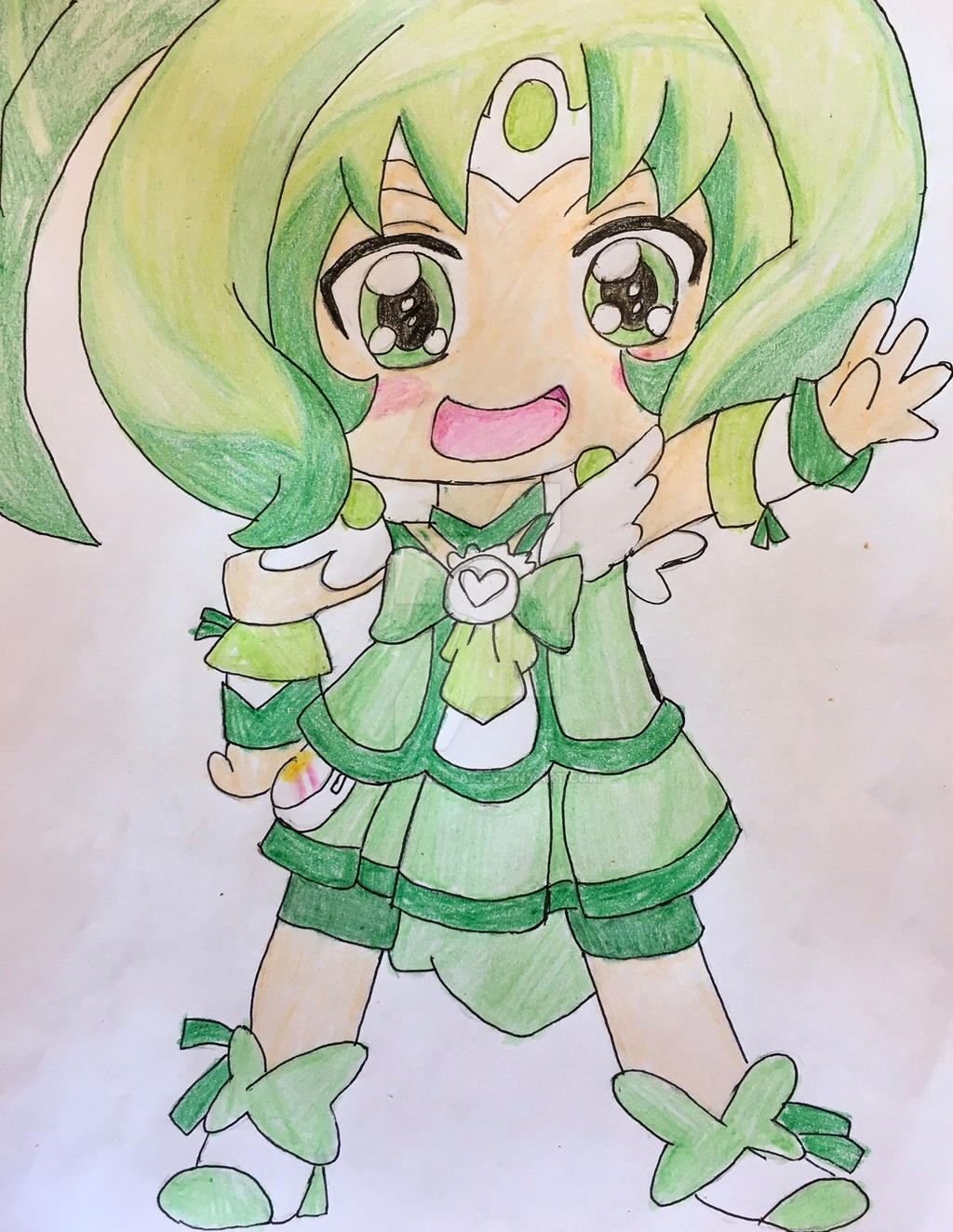Glitter Force Chibi Series Peace by Lea Voegeli by CaptainElsa on DeviantArt