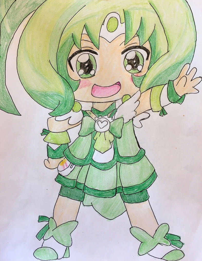 Glitter Force Chibi Series Spring by Lea Voegeli by CaptainElsa on DeviantArt