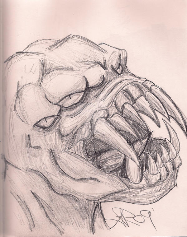 Chimera head sketch