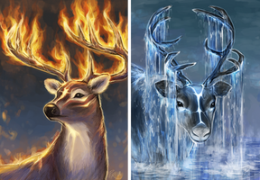 Magical deers