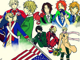 Random Hetalia picture (doodle)