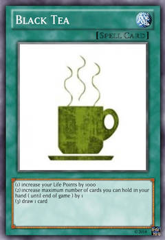 Yu Gi Oh Card Black Tea